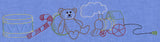 Christmas Morning Toys Border (Vintage)