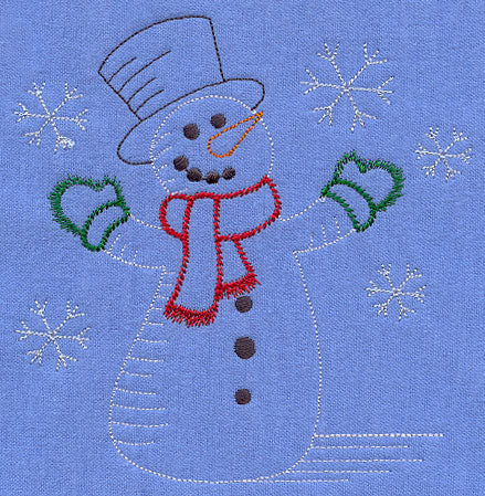 Joyful Snowman (Vintage)