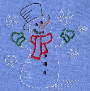 Joyful Snowman (Vintage)