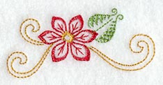 Holy Night Poinsettia Border (Vintage)