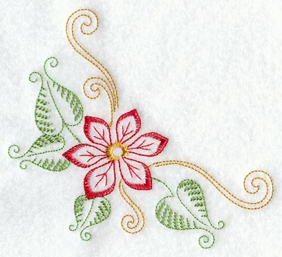 Holy Night Poinsettia Corner (Vintage)