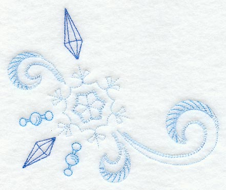 Christmas Snowflake Corner (Vintage)