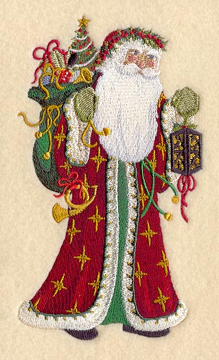 Victorian Santa with Lantern