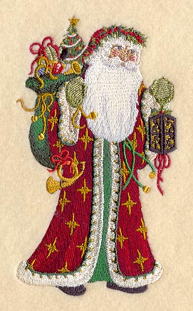Victorian Santa with Lantern