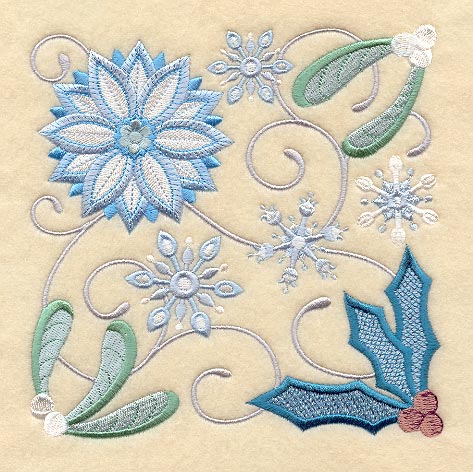 Jacobean Winterland Square