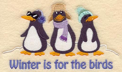 Winter is for the Birds - Penguins