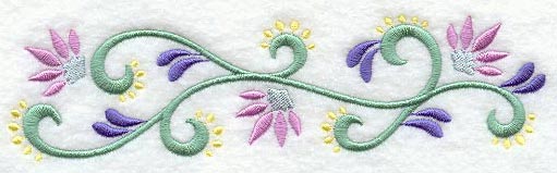 Jacobean Winding Vine Border