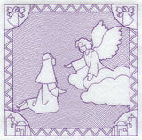 The Angel Gabriel Appears to Mary (Trapunto)