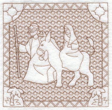 Journey to Bethlehem (Trapunto)