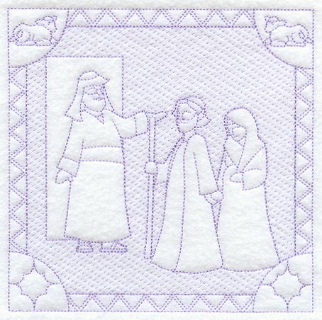 No Room at the Inn (Trapunto)