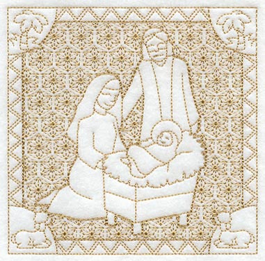 Away in the Manger (Trapunto)