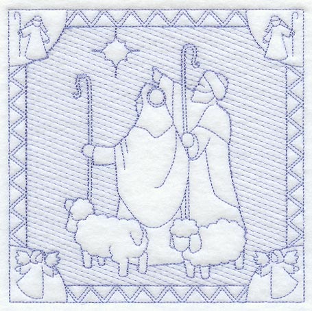 Word of the New King (Trapunto)