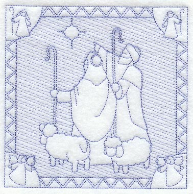 Word of the New King (Trapunto)