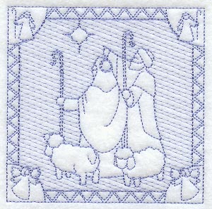 Word of the New King (Trapunto)