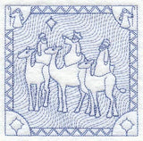 Following the Star to the Manger (Trapunto)