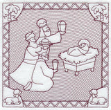 Gifts of Gold, Frankincense, and Myrrh (Trapunto)