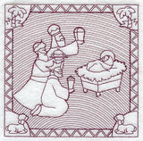 Gifts of Gold, Frankincense, and Myrrh (Trapunto)