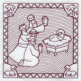 Gifts of Gold, Frankincense, and Myrrh (Trapunto)