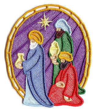 Three Wise Men Came From Country Far (Lace)
