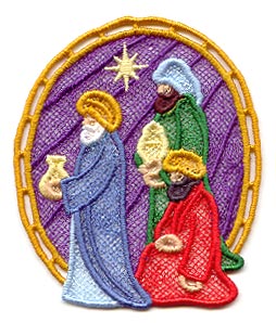 Three Wise Men Came From Country Far (Lace)