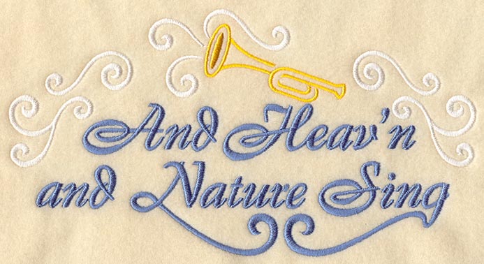 And Heav'n and Nature Sing