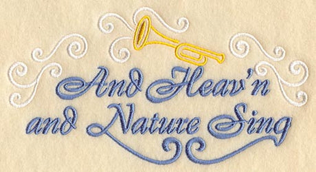 And Heav'n and Nature Sing