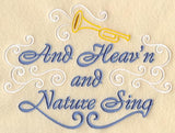 And Heav'n and Nature Sing