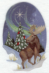 Nature's Christmas Moose