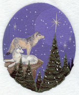 Nature's Christmas Wolves