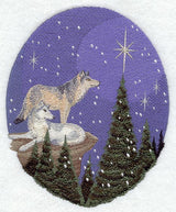 Nature's Christmas Wolves