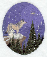 Nature's Christmas Wolves
