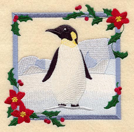 Christmas Penguin Square