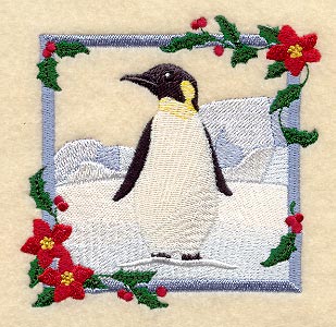 Christmas Penguin Square