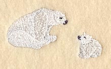 Polar Bear and Cub