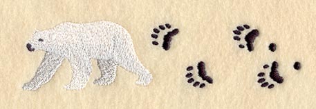 Polar Bear and Tracks
