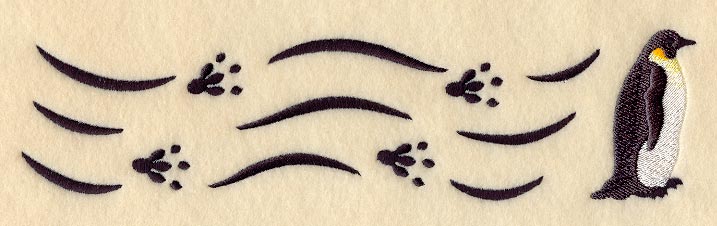 Penguin and Tracks