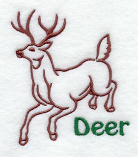 Jumping Deer