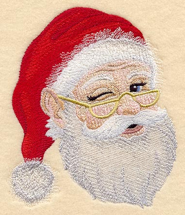 Winking Santa