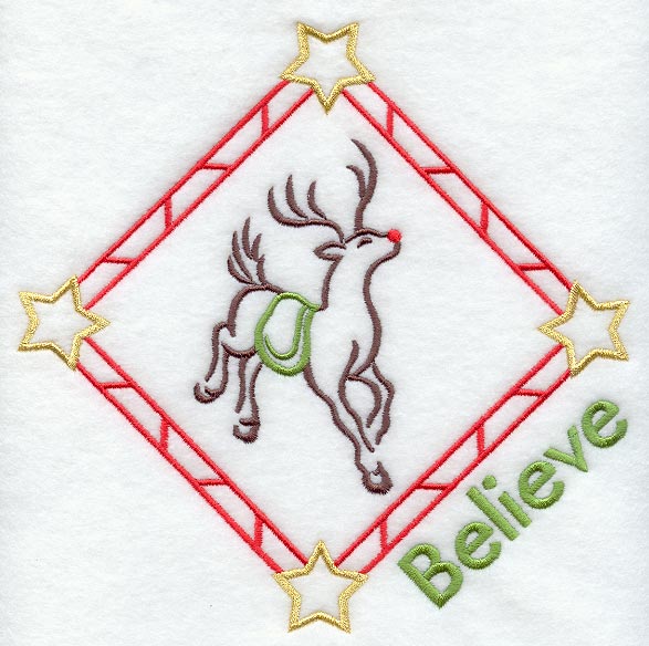 Believe in Reindeer Diamond