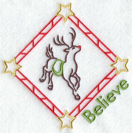 Believe in Reindeer Diamond