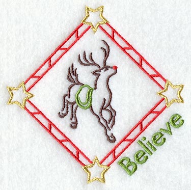 Believe in Reindeer Diamond