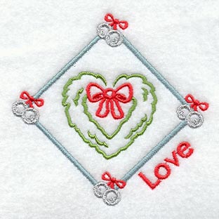 Love Christmas Wreath Diamond