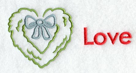 Love Christmas Wreath