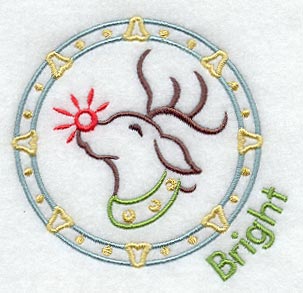 Bright Rudolph Circle