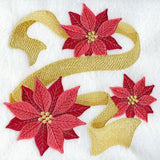 Poinsettia Trio with Ribbon
