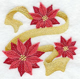 Poinsettia Trio with Ribbon