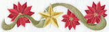 Poinsettia and Star Border