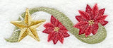 Poinsettia and Star Border