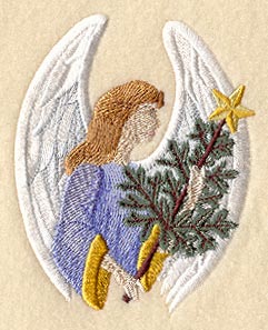 Victorian Angel with Tree