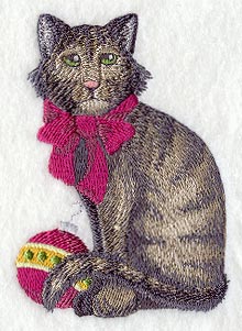 Victorian Christmas Cat